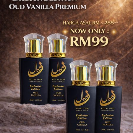 PAKEJ C VANILLA OUD PREMIUM 4 PCS